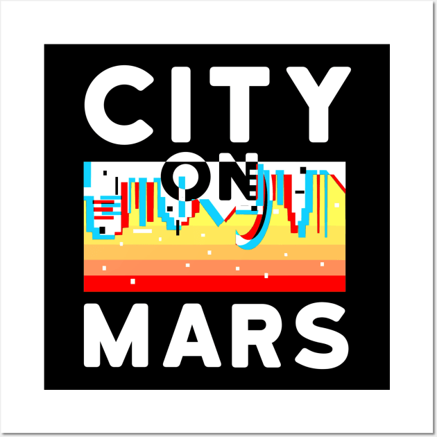 City on Mars Wall Art by aktiveaddict